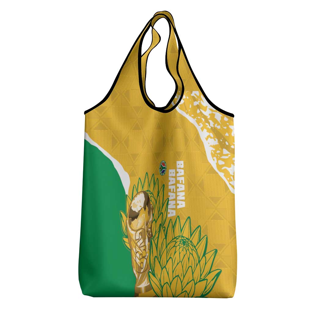 South Africa Soccer Grocery Bag 2026 Bafana Bafana Go Boys Protea - Wonder Print Shop