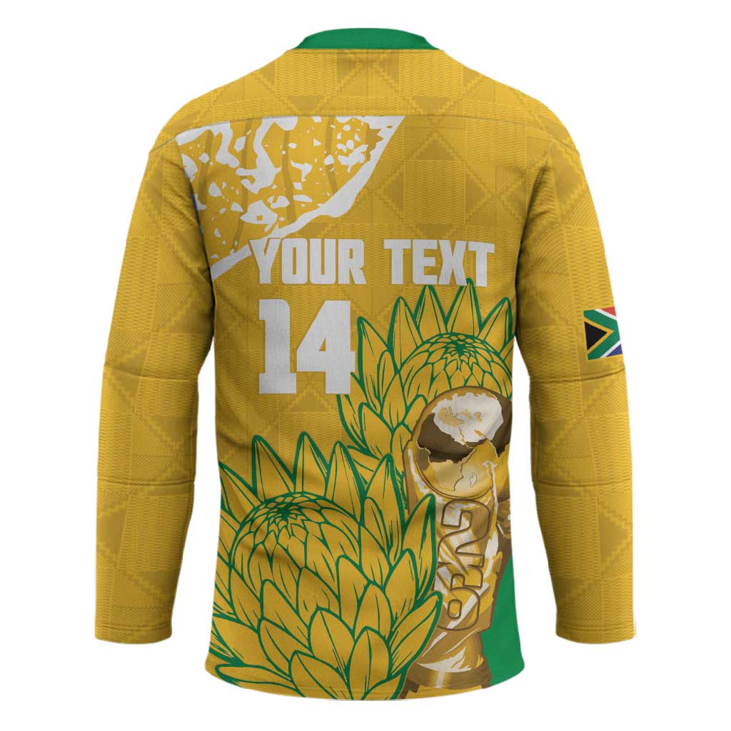Custom South Africa Soccer Hockey Jersey 2026 Bafana Bafana Go Boys Protea - Wonder Print Shop