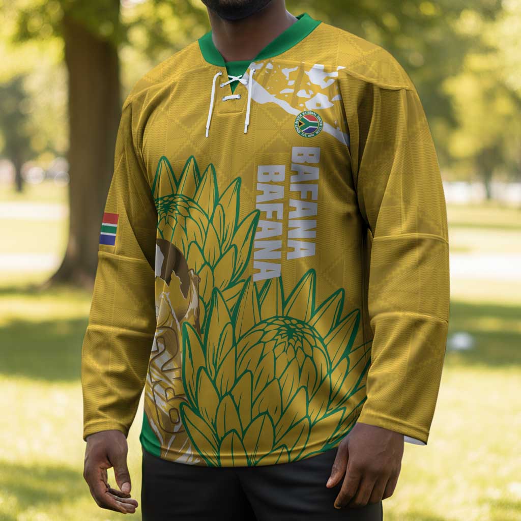 Custom South Africa Soccer Hockey Jersey 2026 Bafana Bafana Go Boys Protea - Wonder Print Shop