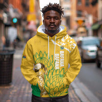 Custom South Africa Soccer Hoodie 2026 Bafana Bafana Go Boys Protea - Wonder Print Shop