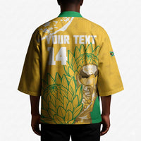 Custom South Africa Soccer Kimono 2026 Bafana Bafana Go Boys Protea - Wonder Print Shop