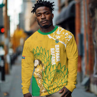 Custom South Africa Soccer Long Sleeve Shirt 2026 Bafana Bafana Go Boys Protea - Wonder Print Shop