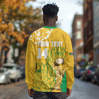 Custom South Africa Soccer Long Sleeve Shirt 2026 Bafana Bafana Go Boys Protea - Wonder Print Shop