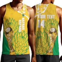Custom South Africa Soccer Men Tank Top 2026 Bafana Bafana Go Boys Protea - Wonder Print Shop