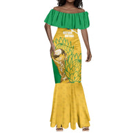 Custom South Africa Soccer Mermaid Dress 2026 Bafana Bafana Go Boys Protea LT14