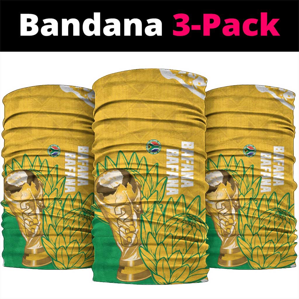 South Africa Soccer Neck Gaiter 2026 Bafana Bafana Go Boys Protea - Wonder Print Shop