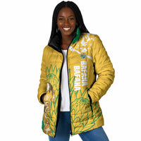 Custom South Africa Soccer Padded Jacket 2026 Bafana Bafana Go Boys Protea - Wonder Print Shop