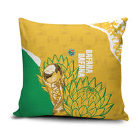 South Africa Soccer Pillow Cover 2026 Bafana Bafana Go Boys Protea - Wonder Print Shop