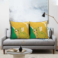 South Africa Soccer Pillow Cover 2026 Bafana Bafana Go Boys Protea - Wonder Print Shop