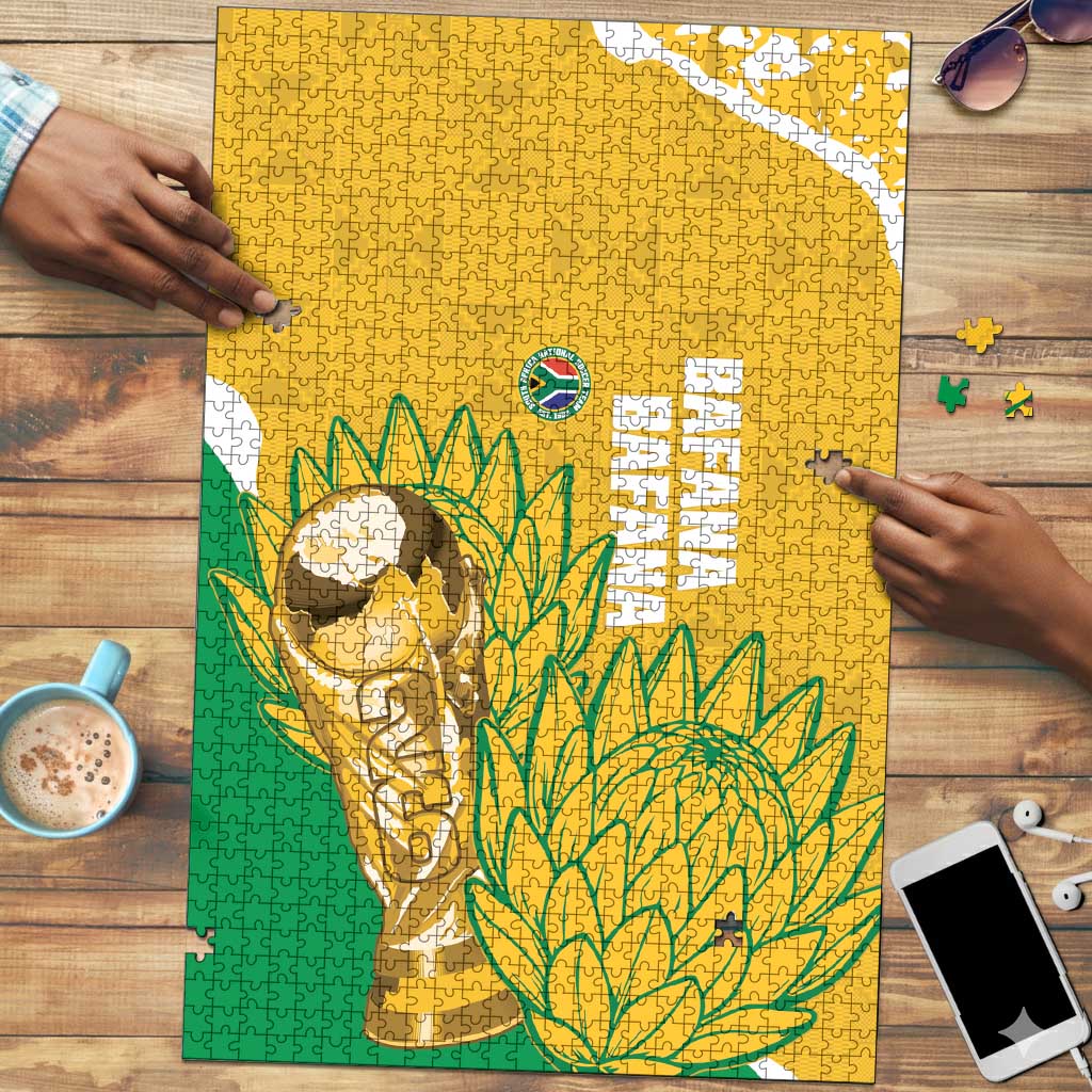 South Africa Soccer Puzzle 2026 Bafana Bafana Go Boys Protea - Wonder Print Shop