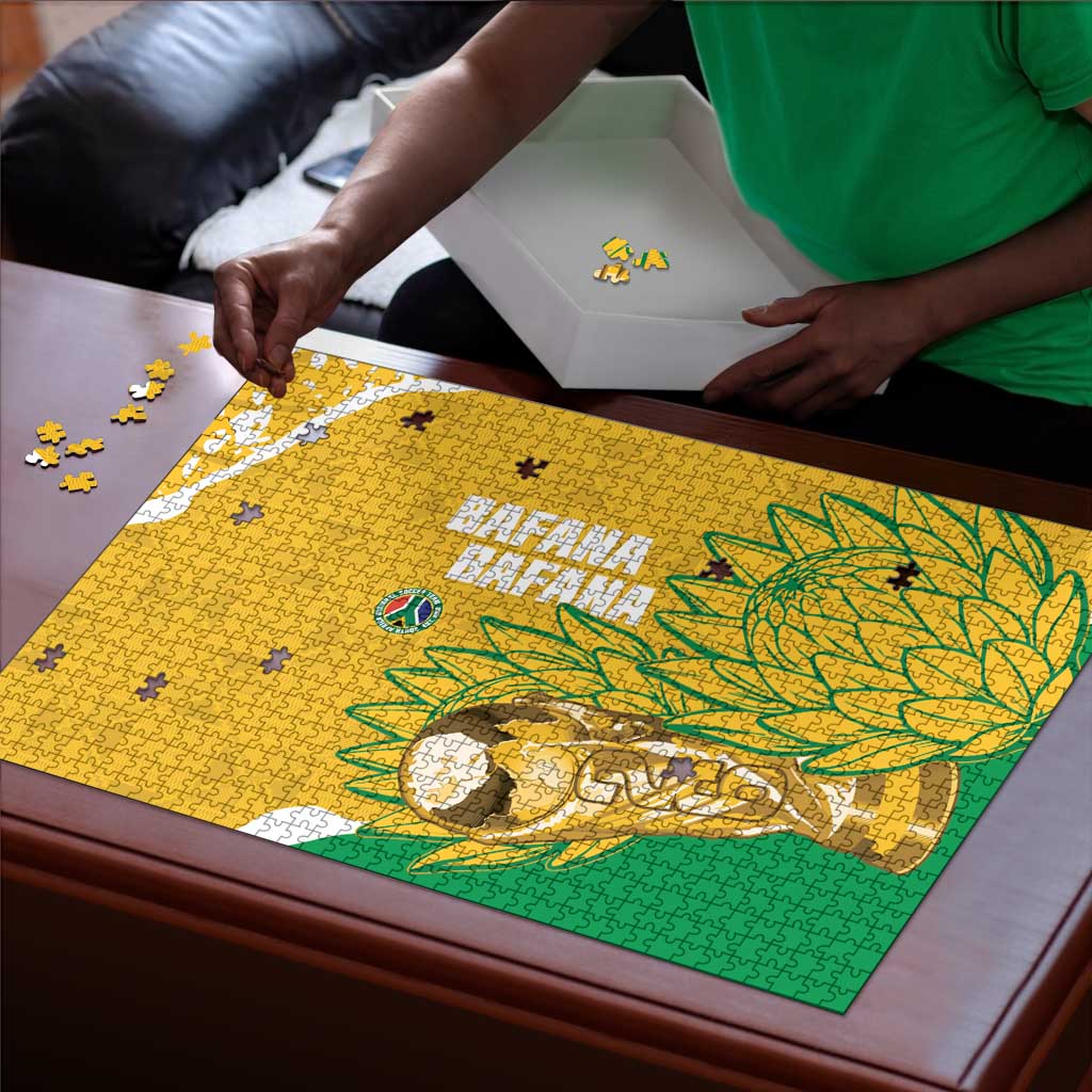 South Africa Soccer Puzzle 2026 Bafana Bafana Go Boys Protea - Wonder Print Shop
