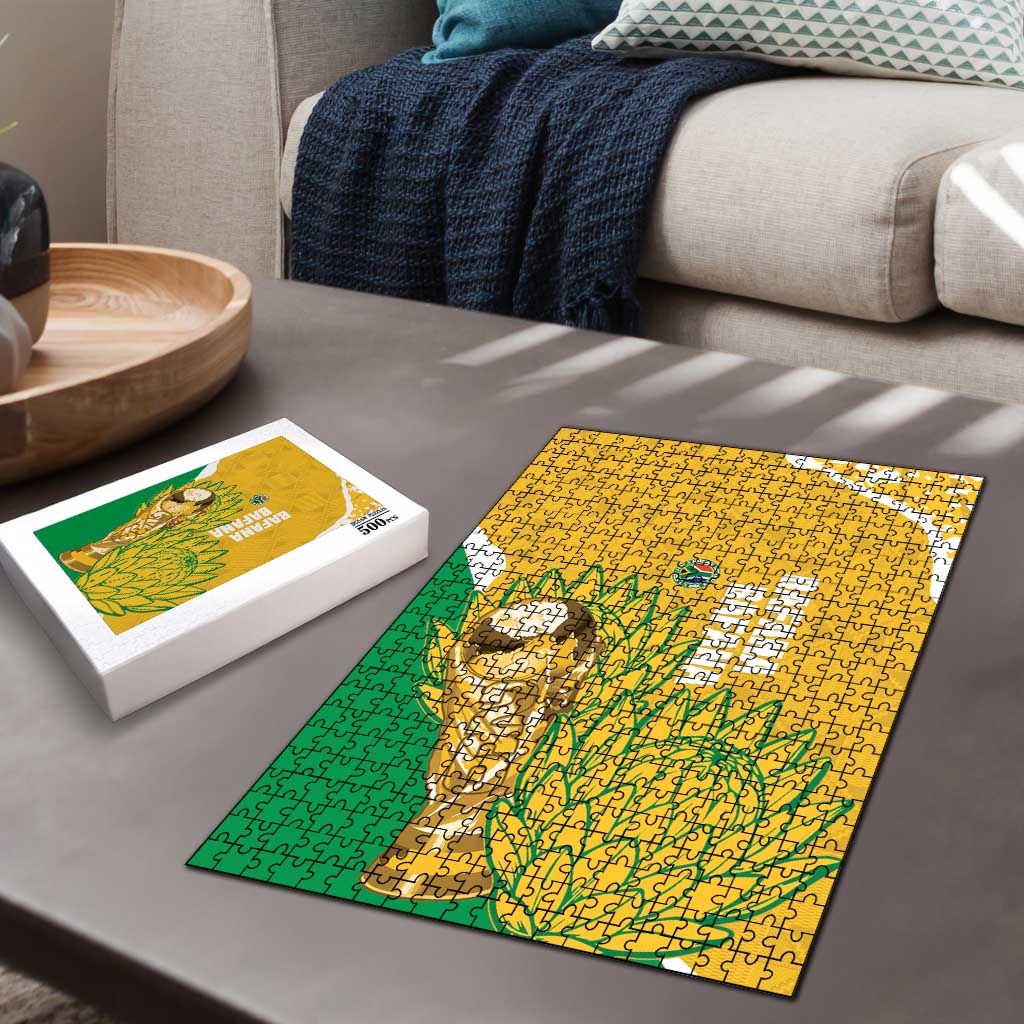 South Africa Soccer Puzzle 2026 Bafana Bafana Go Boys Protea - Wonder Print Shop
