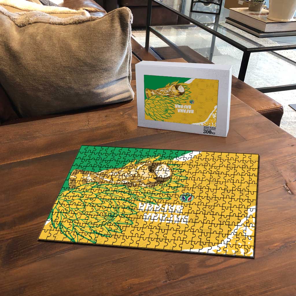 South Africa Soccer Puzzle 2026 Bafana Bafana Go Boys Protea - Wonder Print Shop
