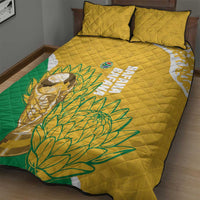 South Africa Soccer Quilt Bed Set 2026 Bafana Bafana Go Boys Protea - Wonder Print Shop