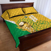 South Africa Soccer Quilt Bed Set 2026 Bafana Bafana Go Boys Protea - Wonder Print Shop