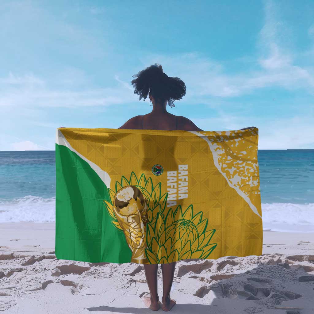 South Africa Soccer Sarong 2026 Bafana Bafana Go Boys Protea - Wonder Print Shop