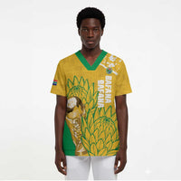 Custom South Africa Soccer Scrub Top 2026 Bafana Bafana Go Boys Protea - Wonder Print Shop