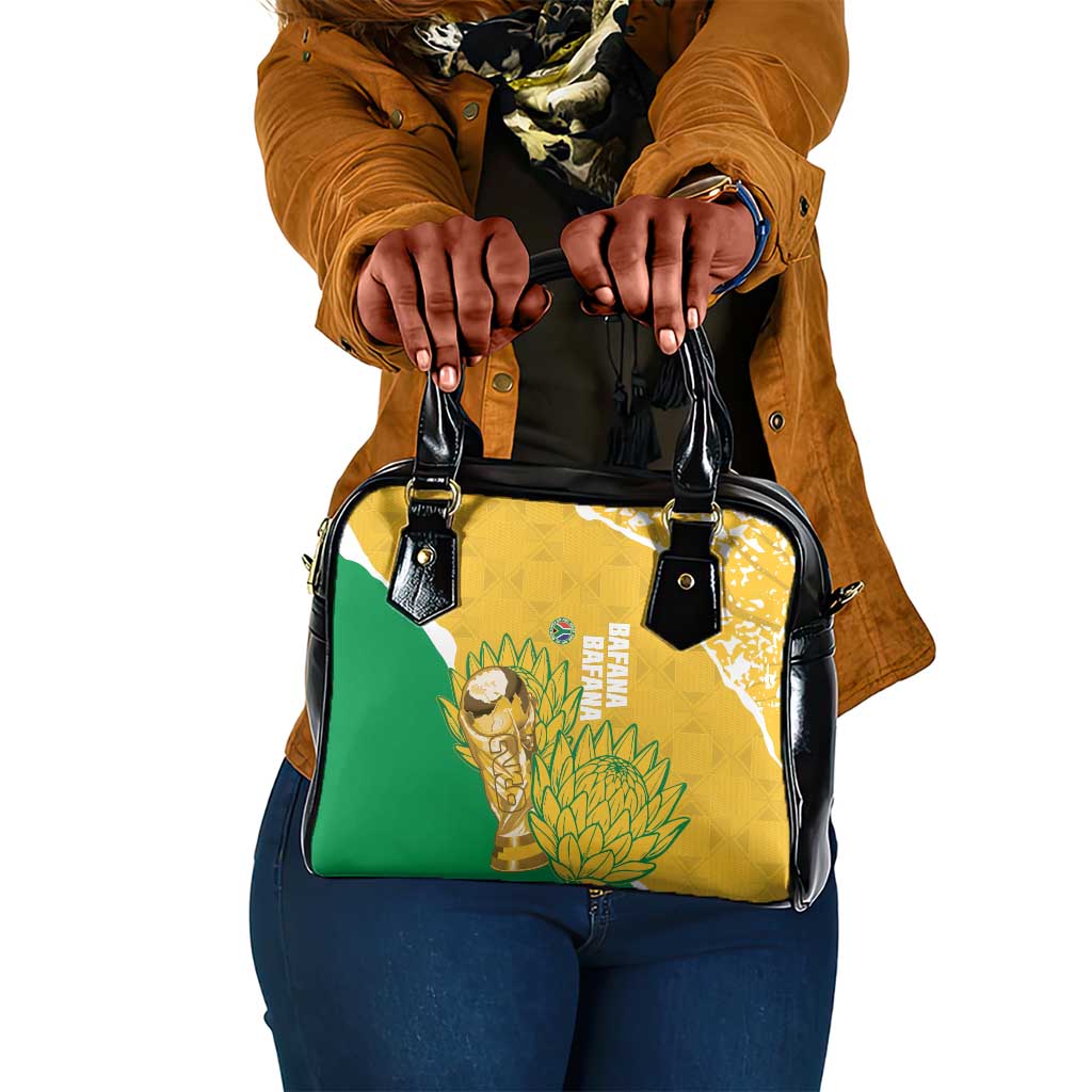 South Africa Soccer Shoulder Handbag 2026 Bafana Bafana Go Boys Protea - Wonder Print Shop