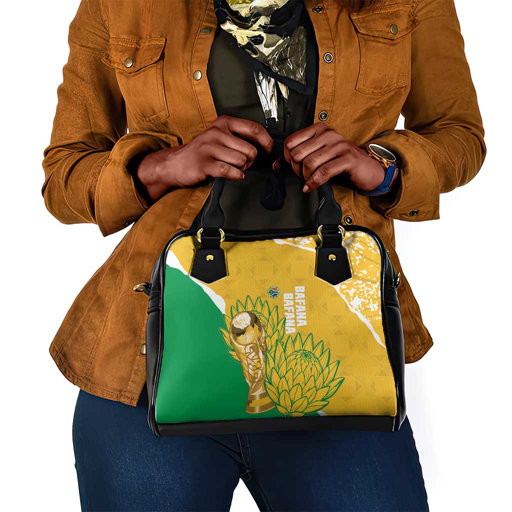 South Africa Soccer Shoulder Handbag 2026 Bafana Bafana Go Boys Protea - Wonder Print Shop