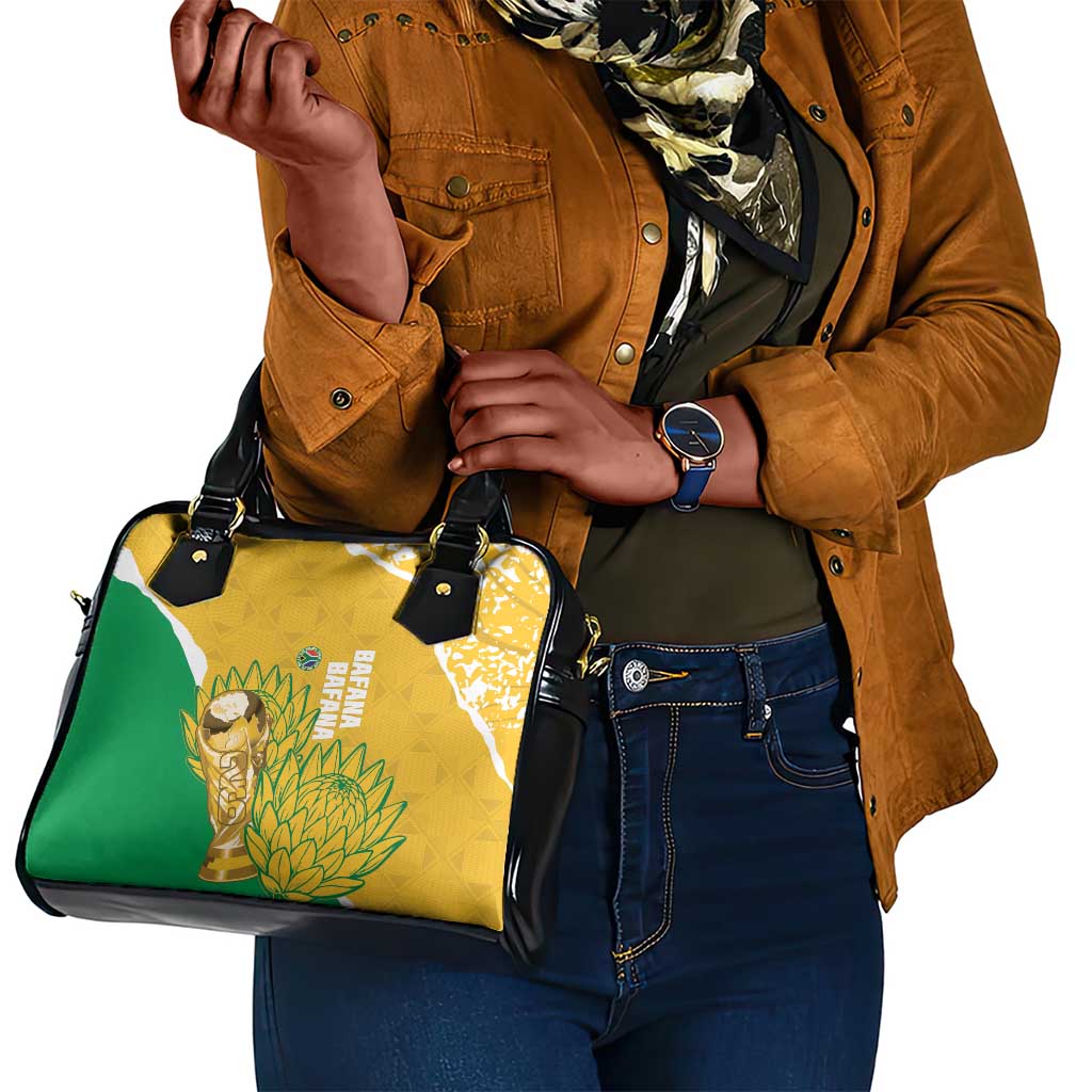 South Africa Soccer Shoulder Handbag 2026 Bafana Bafana Go Boys Protea - Wonder Print Shop