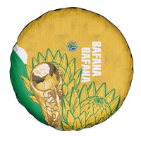 South Africa Soccer Spare Tire Cover 2026 Bafana Bafana Go Boys Protea - Wonder Print Shop