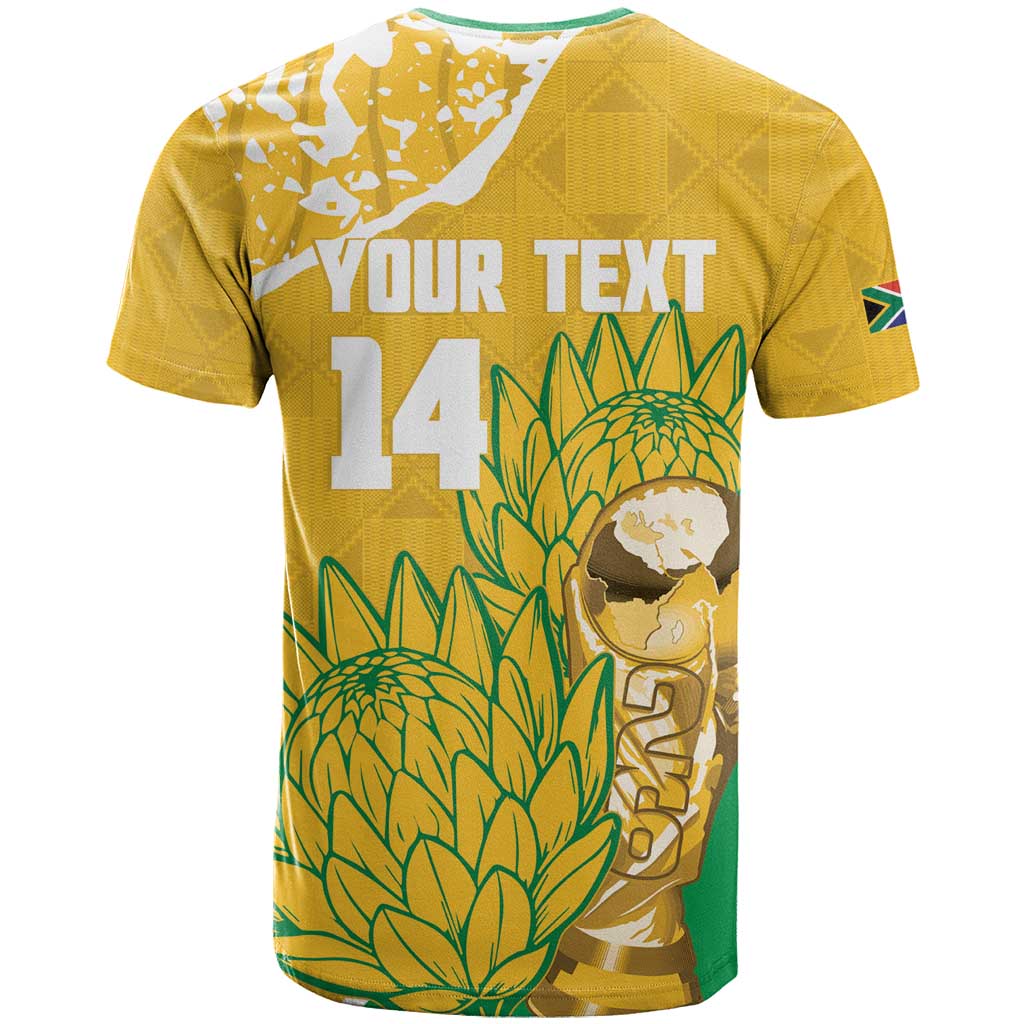 Custom South Africa Soccer T shirt 2026 Bafana Bafana Go Boys Protea LT14