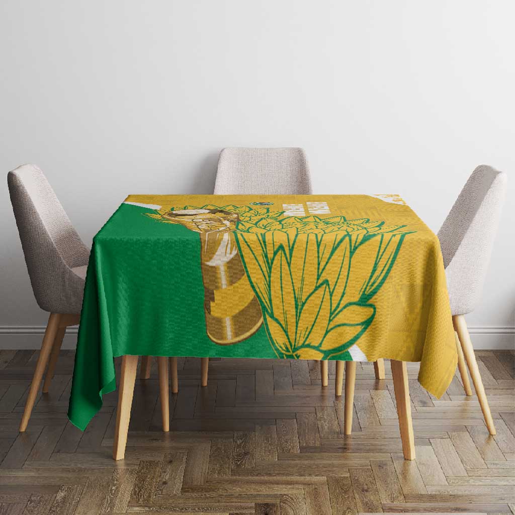 South Africa Soccer Tablecloth 2026 Bafana Bafana Go Boys Protea - Wonder Print Shop