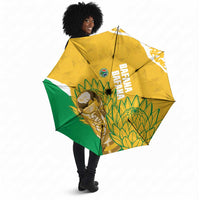 South Africa Soccer Umbrella 2026 Bafana Bafana Go Boys Protea - Wonder Print Shop