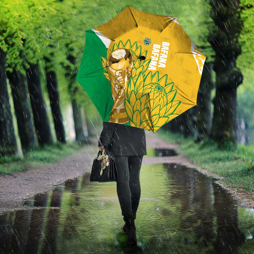 South Africa Soccer Umbrella 2026 Bafana Bafana Go Boys Protea - Wonder Print Shop