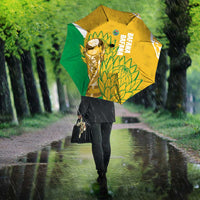 South Africa Soccer Umbrella 2026 Bafana Bafana Go Boys Protea - Wonder Print Shop