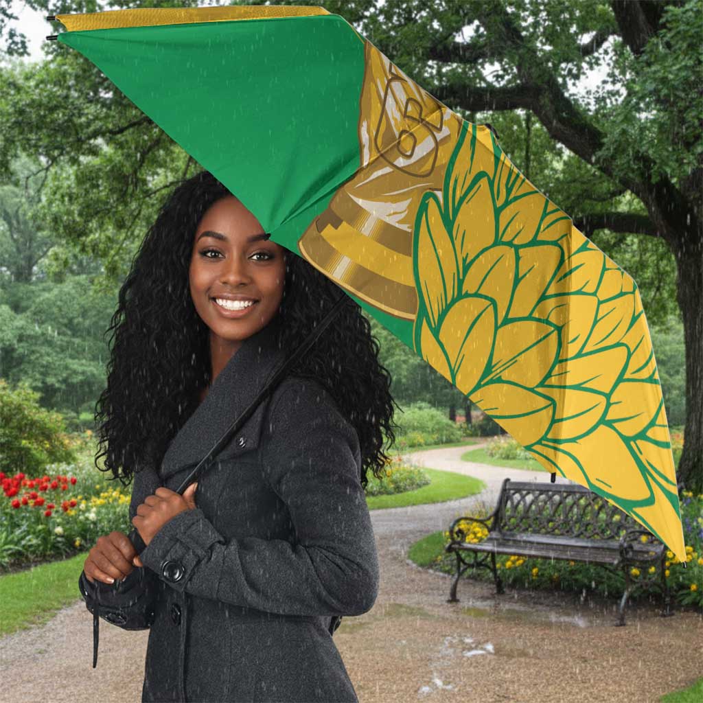 South Africa Soccer Umbrella 2026 Bafana Bafana Go Boys Protea - Wonder Print Shop
