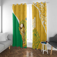 South Africa Soccer Window Curtain 2026 Bafana Bafana Go Boys Protea - Wonder Print Shop