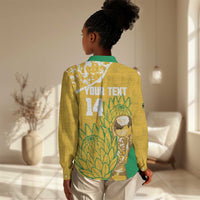 Custom South Africa Soccer Women Casual Shirt 2026 Bafana Bafana Go Boys Protea - Wonder Print Shop