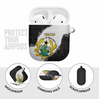 Custom Ghana Football AirPods Case 2026 Go Black Stars Black Adinkra Pattern - Wonder Print Shop