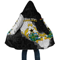 Custom Ghana Football Cloak 2026 Go Black Stars Black Adinkra Pattern - Wonder Print Shop