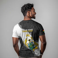 Custom Ghana Football T shirt 2026 Go Black Stars Black Adinkra Pattern LT14