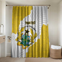 Custom Ghana Football Bathroom Set 2026 Go Black Stars Yellow Adinkra Pattern - Wonder Print Shop