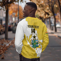 Custom Ghana Football Sweatshirt 2026 Go Black Stars Yellow Adinkra Pattern - Wonder Print Shop