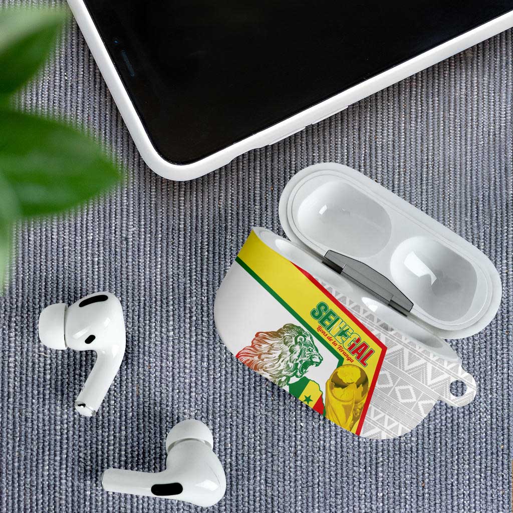Senegal Football AirPods Case 2026 Come On Lions de la Teranga - Wonder Print Shop