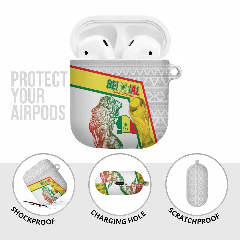 Senegal Football AirPods Case 2026 Come On Lions de la Teranga - Wonder Print Shop