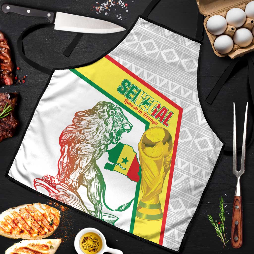Senegal Football Apron 2026 Come On Lions de la Teranga - Wonder Print Shop