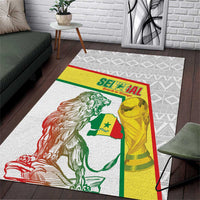 Senegal Football Area Rug 2026 Come On Lions de la Teranga - Wonder Print Shop