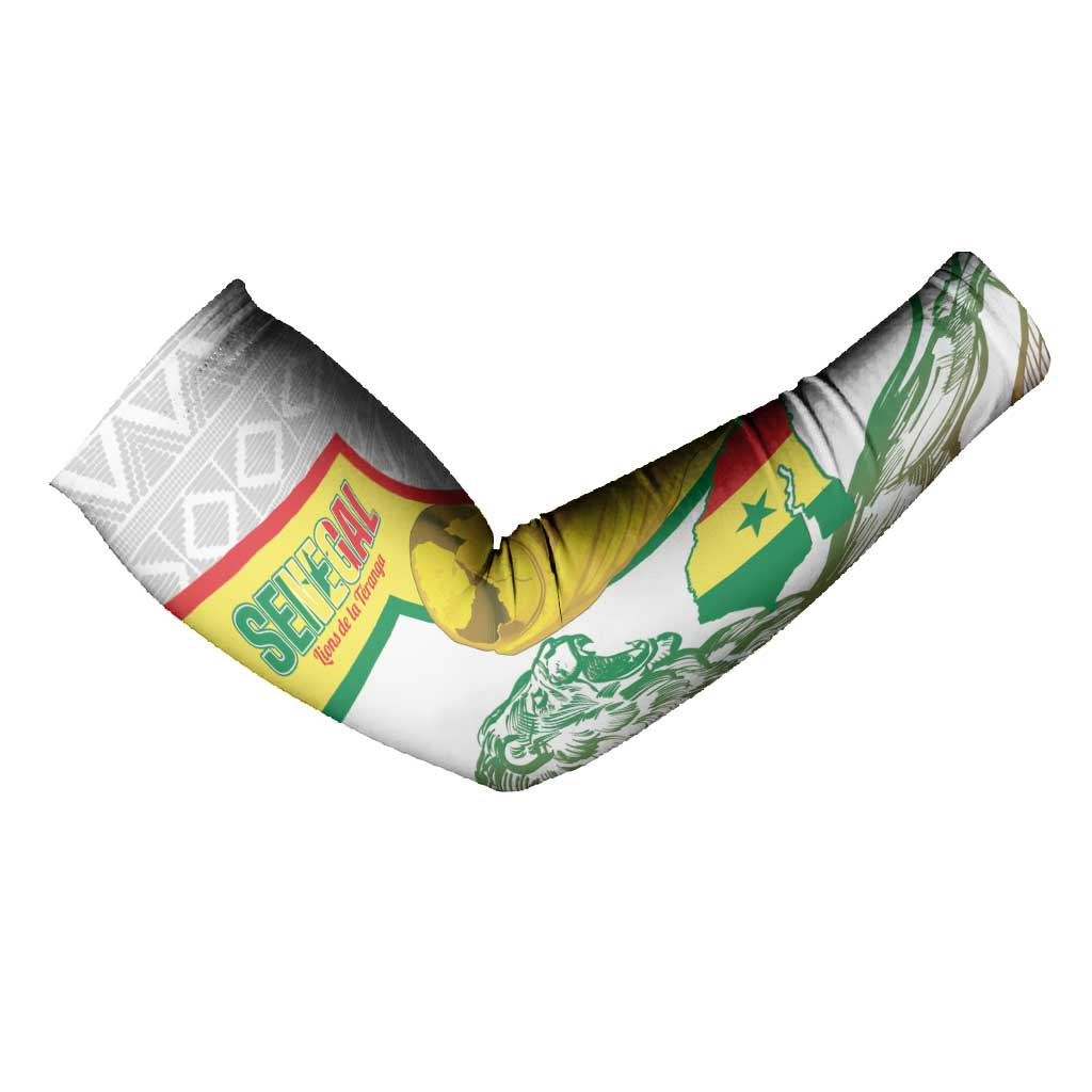 Personalized Senegal Football Arm Sleeves 2026 Come On Lions de la Teranga - Wonder Print Shop