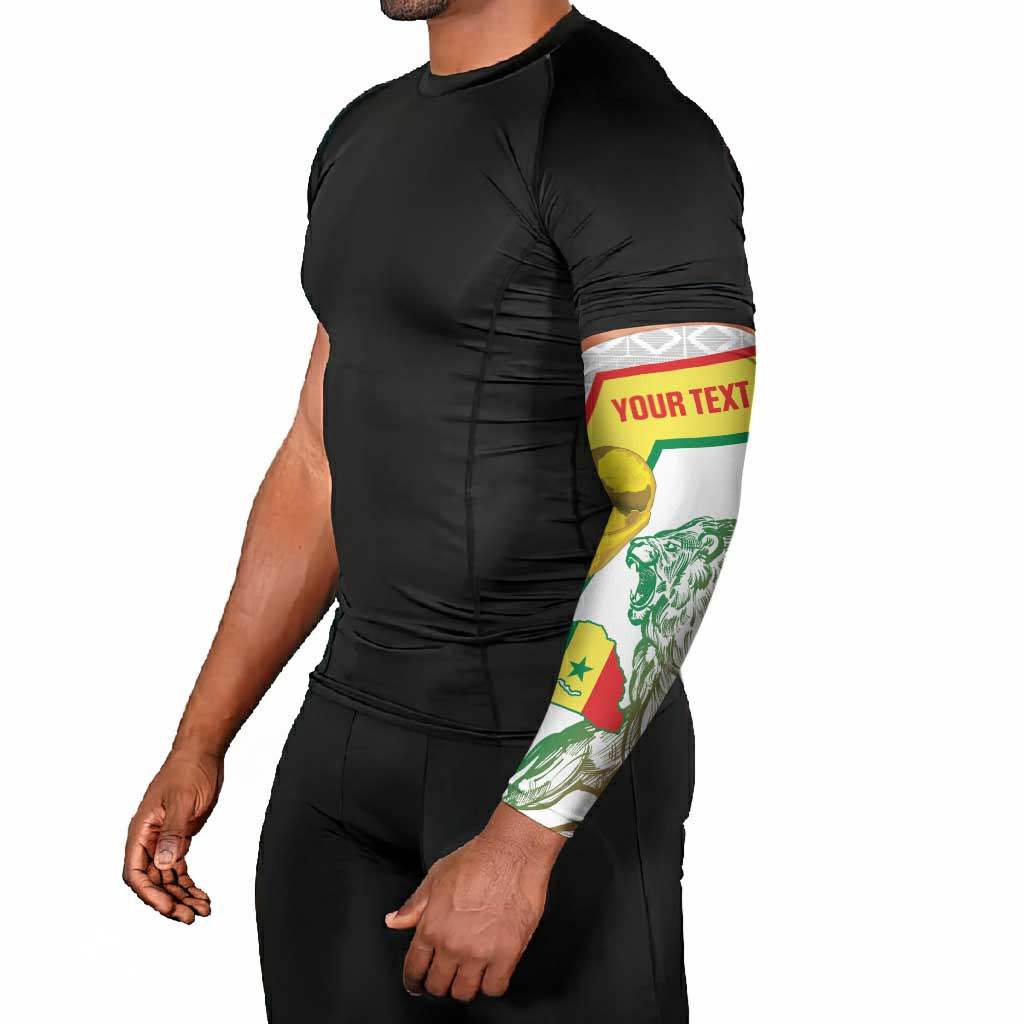 Personalized Senegal Football Arm Sleeves 2026 Come On Lions de la Teranga - Wonder Print Shop
