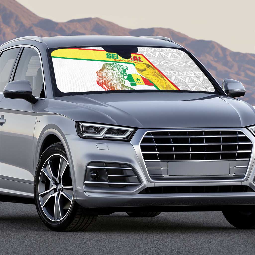 Senegal Football Auto Sun Shade 2026 Come On Lions de la Teranga - Wonder Print Shop