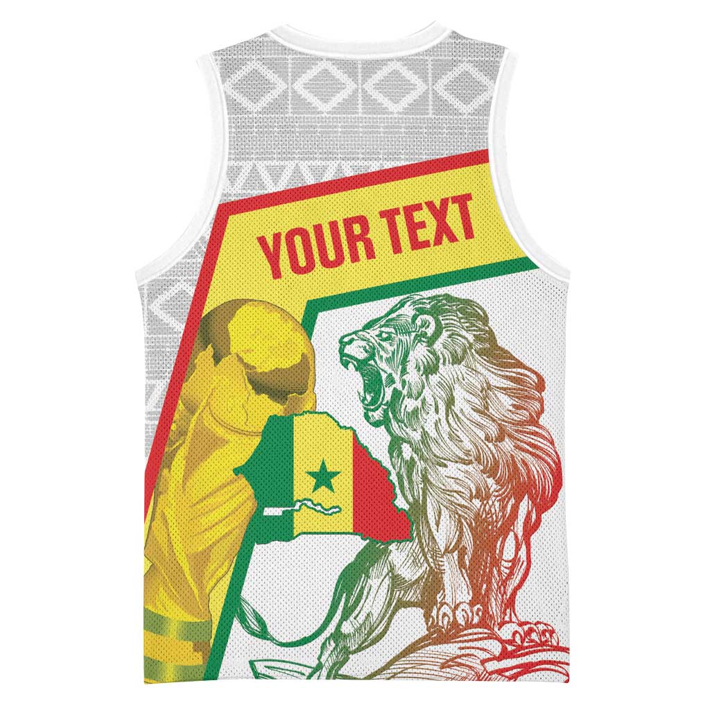 Personalized Senegal Football Basketball Jersey 2026 Come On Lions de la Teranga - Wonder Print Shop