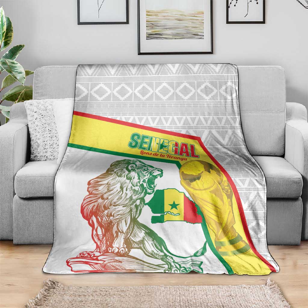 Senegal Football Blanket 2026 Come On Lions de la Teranga - Wonder Print Shop