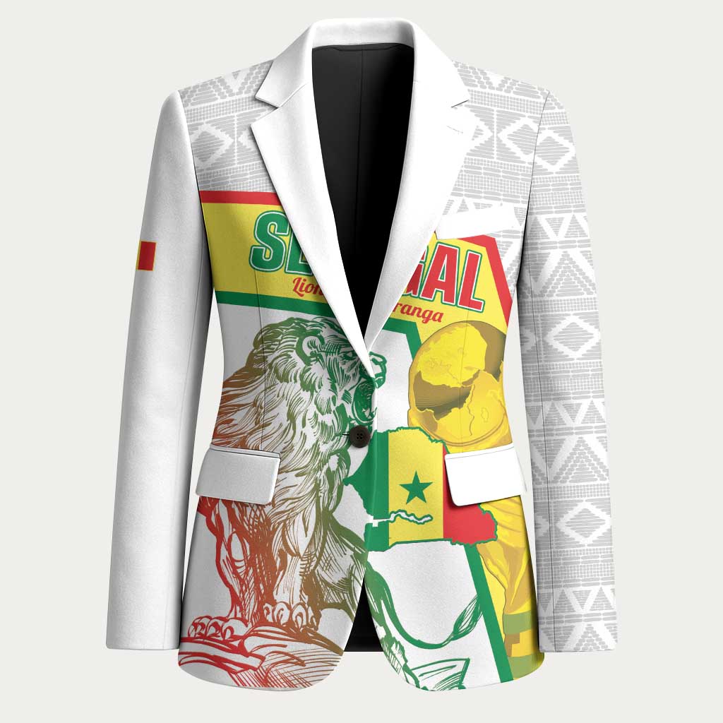 Personalized Senegal Football Blazer 2026 Come On Lions de la Teranga - Wonder Print Shop