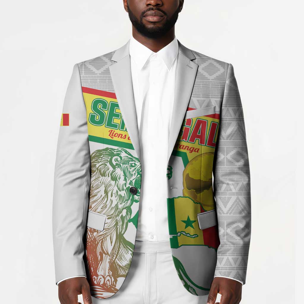 Personalized Senegal Football Blazer 2026 Come On Lions de la Teranga - Wonder Print Shop