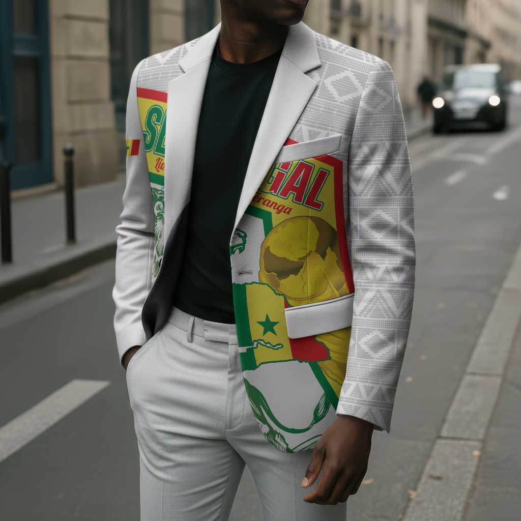 Personalized Senegal Football Blazer 2026 Come On Lions de la Teranga - Wonder Print Shop